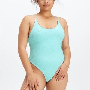 Fabletics Aqua Lace Bodysuit